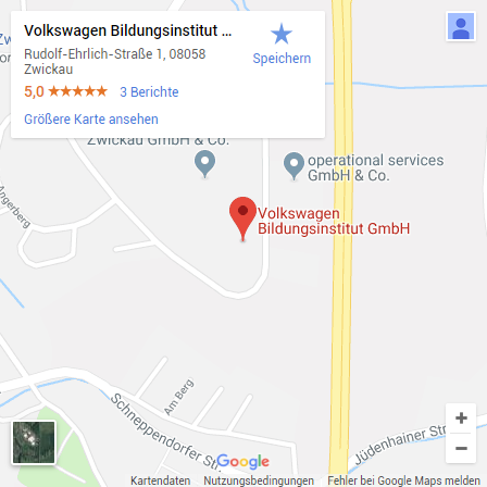 Volkswagen Bildungsinstitut: Standorte: Crossen